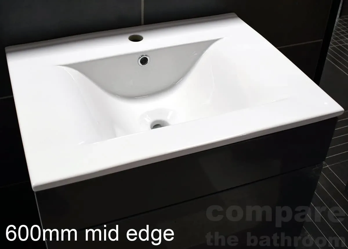 Derby 600mm Bathroom Vanity Unit With Ceramic Basin Sink – Light Grey Oak 6 Derby 600mm Bathroom Vanity Unit With Ceramic Basin Sink – Light Grey Oak - Image 4