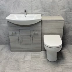 1250mm Ash Grey Finish Bathroom Furniture Vanity Set Basin Sink + Toilet Option 18 1250mm Ash Grey Finish Bathroom Furniture Vanity Set Basin Sink + Toilet Option -UK Bathroom Products Sales 2024 750 Ash Grey City Pan Front jpg webp