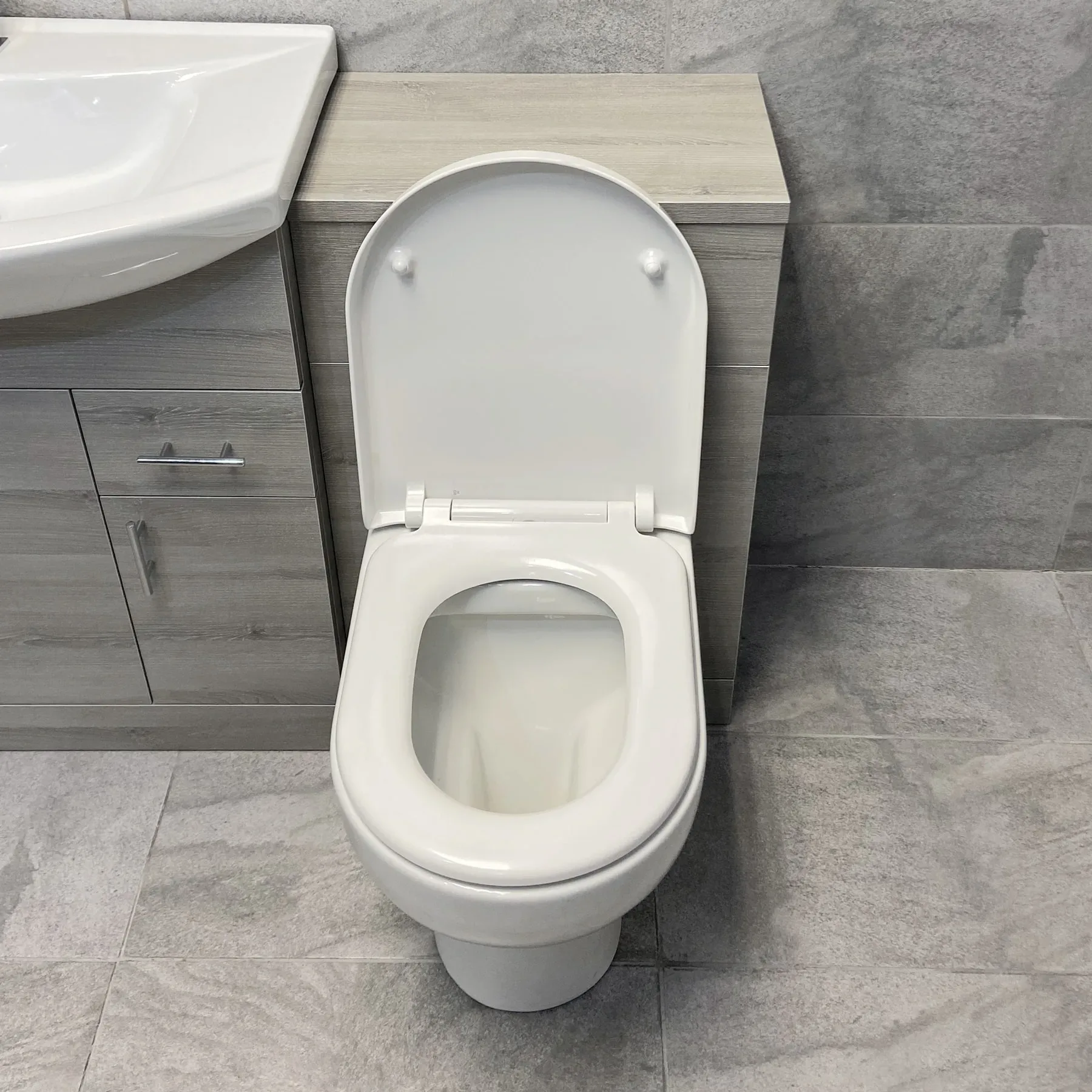 1250mm Ash Grey Finish Bathroom Furniture Vanity Set Basin Sink + Toilet Option 4 1250mm Ash Grey Finish Bathroom Furniture Vanity Set Basin Sink + Toilet Option - Image 2