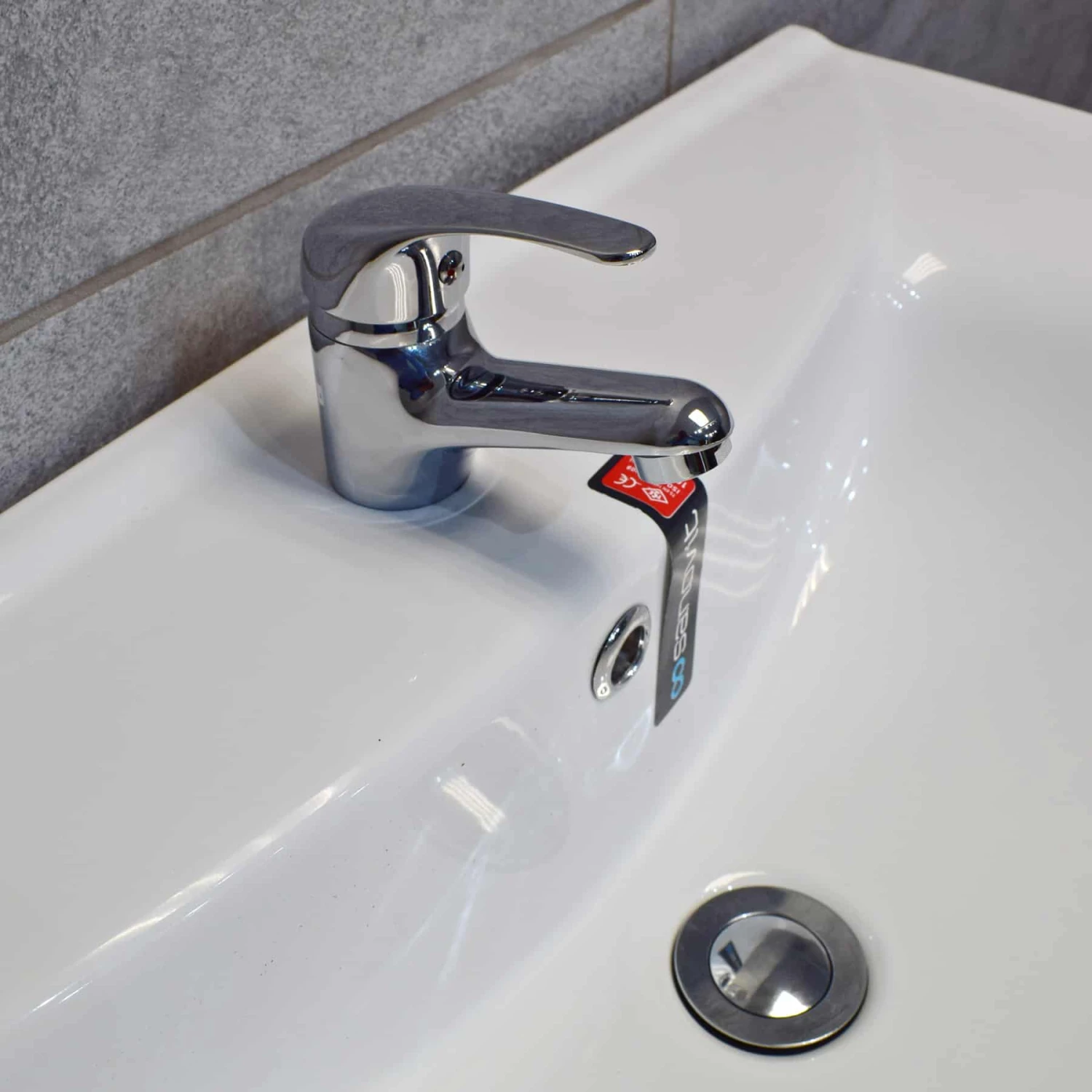 750mm Designer Walnut Oak Vanity Basin Sink Storage Unit Bathroom 8 750mm Designer Walnut Oak Vanity Basin Sink Storage Unit Bathroom - Image 6