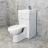 500mm All In One 2 In 1 Unit Combination Basin Sink & Round Toilet Space Saving 2 500mm All In One 2 In 1 Unit Combination Basin Sink & Round Toilet Space Saving -UK Bathroom Products Sales 2024 All In One Compare STD Side