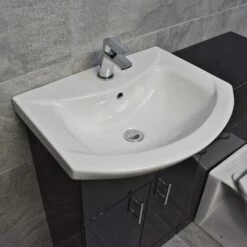 1050mm Anthracite Finish Bathroom Furniture Vanity Set Basin Sink + Toilet Unit 12 1050mm Anthracite Finish Bathroom Furniture Vanity Set Basin Sink + Toilet Unit -UK Bathroom Products Sales 2024 Anthracite 1050 Compare Set Basin