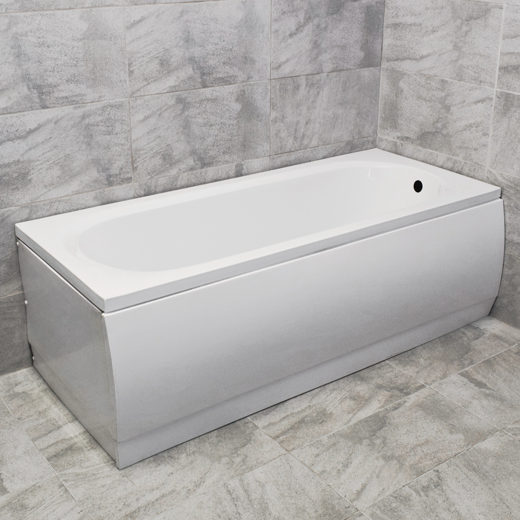 1700mm Bathroom Bath Suite With 550mm Vanity Basin & Toilet Set Inc Taps 13 1700mm Bathroom Bath Suite With 550mm Vanity Basin & Toilet Set Inc Taps - Image 11