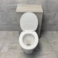 1250mm Ash Grey Finish Bathroom Furniture Vanity Set Basin Sink + Toilet Option 25 1250mm Ash Grey Finish Bathroom Furniture Vanity Set Basin Sink + Toilet Option -UK Bathroom Products Sales 2024 Ash Grey WC Unit STD Pan Open jpg webp