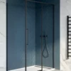 Dawn Asteria Matt Black Right Hand Sliding Shower Door