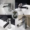 Basin Sink Mixer Mono Bathroom Tap Lever Waterfall + Click Clack Waste Option -UK Bathroom Products Sales 2024 Basin Sink Mixer Mono Bathroom Tap Lever Waterfall Click Clack Waste Option 221631924903 jpg webp