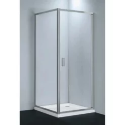 Benchmark 800mm Or 900mm Pivot Shower Door Chrome Ex-Bathstore
