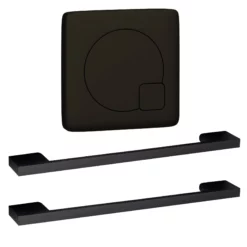 Arno 1100mm L Shape Vanity Sink + Toilet Suite With Black Handles – Right Hand 13 Arno 1100mm L Shape Vanity Sink + Toilet Suite With Black Handles – Right Hand -UK Bathroom Products Sales 2024 Black Handles Flush Set 1