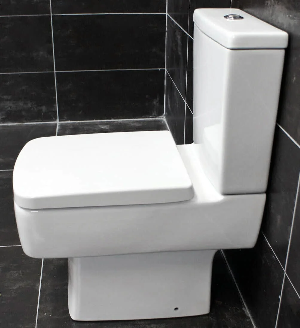 Naomi 600mm Vanity Basin Sink Unit + Short Projection Toilet Bathroom Set White 9 Naomi 600mm Vanity Basin Sink Unit + Short Projection Toilet Bathroom Set White - Image 7