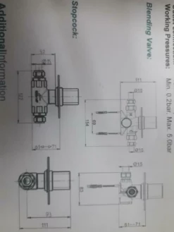 Bristan Rare Thermostatic Concealed Shower Blender Valve And Stop Cock Save 90% 16 Bristan Rare Thermostatic Concealed Shower Blender Valve And Stop Cock Save 90% -UK Bathroom Products Sales 2024 Bristan Rare Thermostatic Concealed Shower Blender Valve And Stop Cock Save 90 324181894129 6 JPG webp