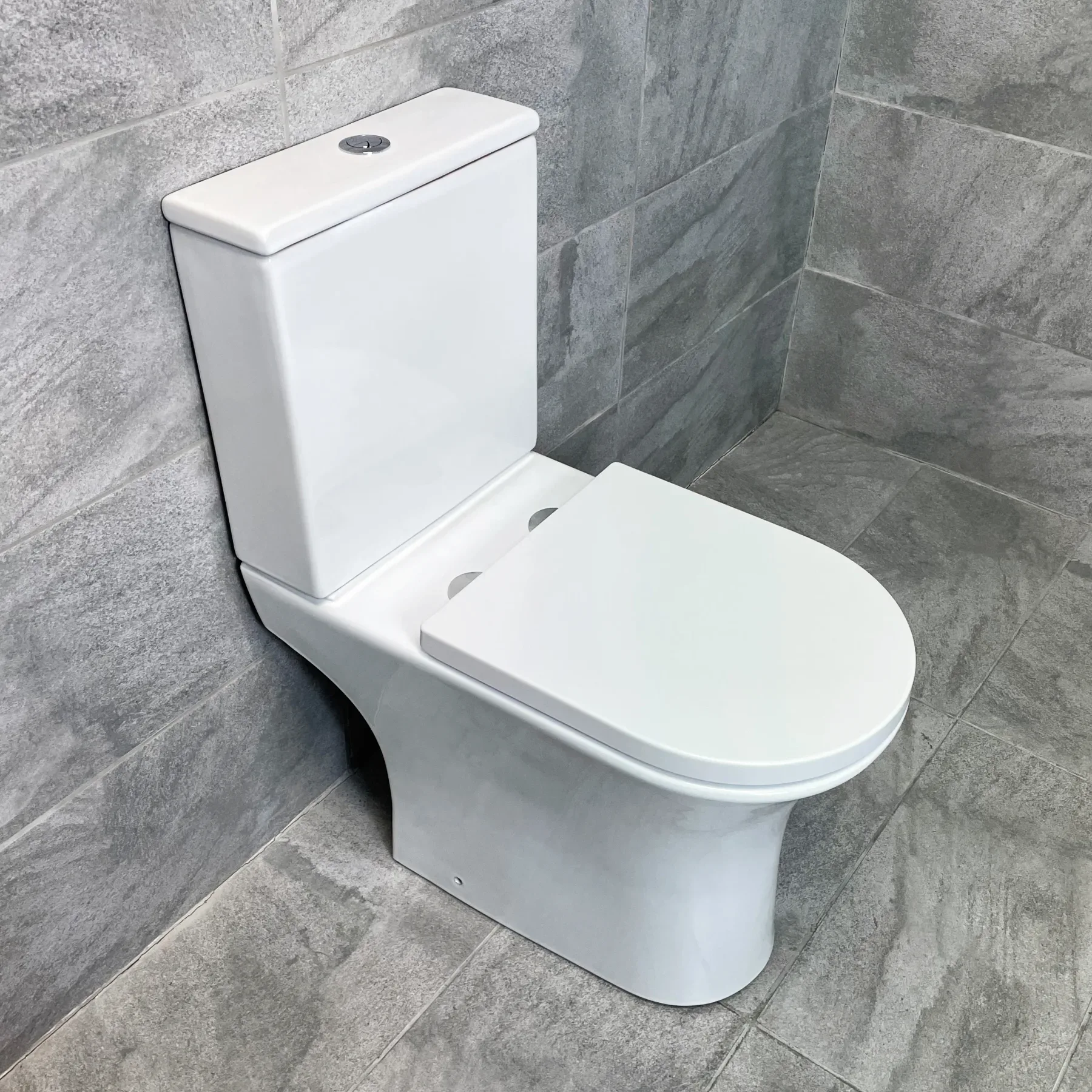 Cam Close Coupled Rimless Comfort Height Open Or Closed Back Toilet Inc. Seat 5 Cam Close Coupled Rimless Comfort Height Open Or Closed Back Toilet Inc. Seat - Image 3