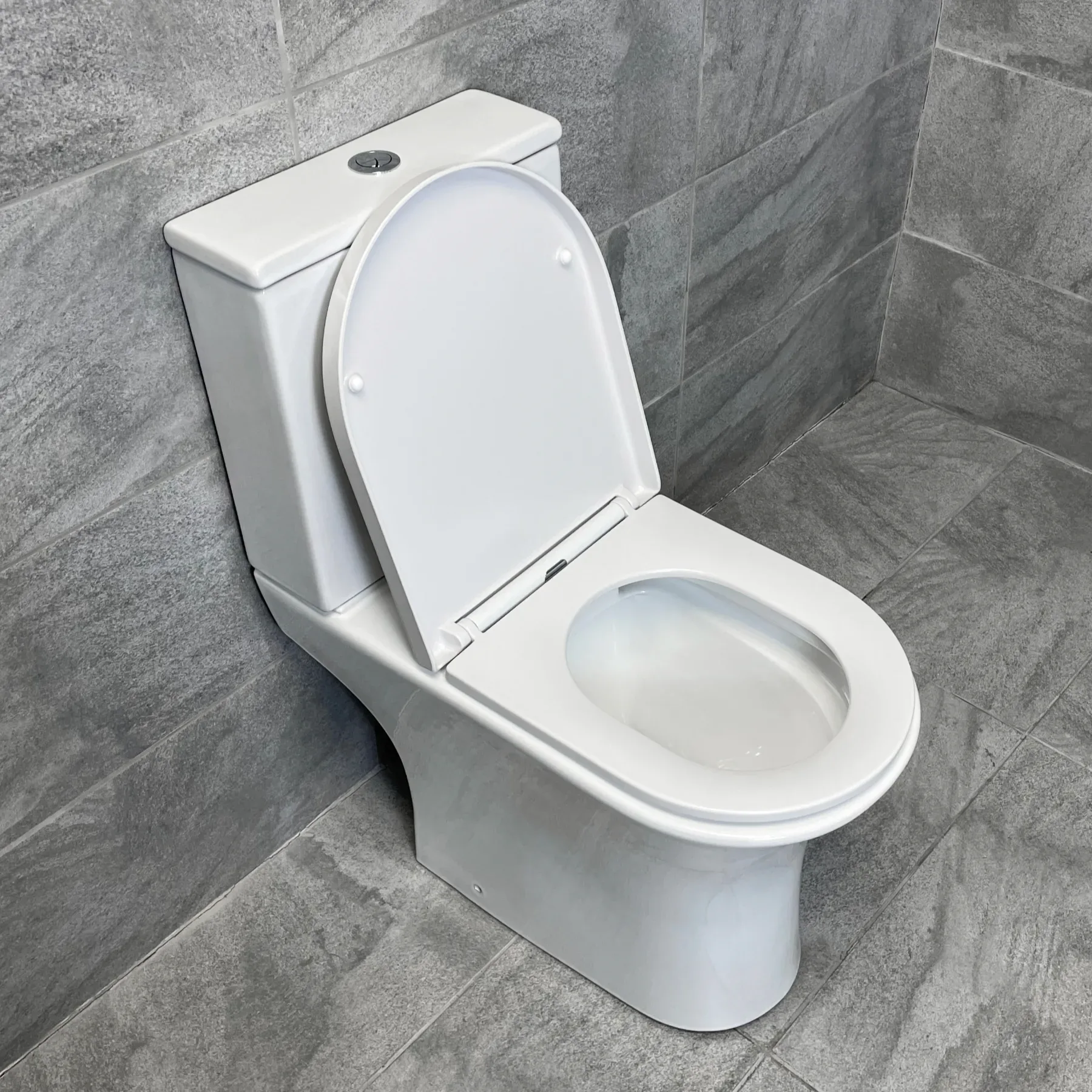 Cam Close Coupled Rimless Comfort Height Open Or Closed Back Toilet Inc. Seat 8 Cam Close Coupled Rimless Comfort Height Open Or Closed Back Toilet Inc. Seat - Image 6
