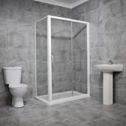Carina White Sliding Shower Suite 1000 X 760mm Or 1200 X 760mm Ensuite