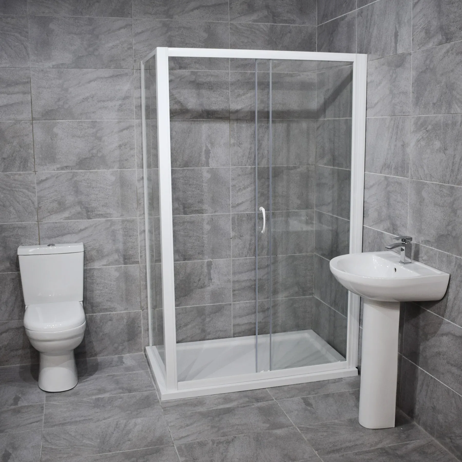 Carina White Sliding Shower Suite 1000 X 760mm Or 1200 X 760mm Ensuite 4 Carina White Sliding Shower Suite 1000 X 760mm Or 1200 X 760mm Ensuite - Image 2