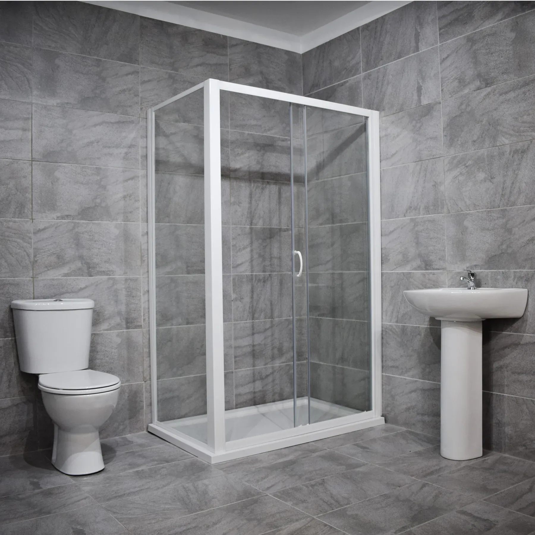 Carina White Sliding Shower Suite 1000 X 760mm Or 1200 X 760mm Ensuite 5 Carina White Sliding Shower Suite 1000 X 760mm Or 1200 X 760mm Ensuite - Image 3