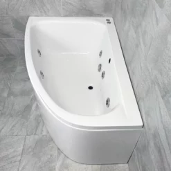 Cora Acrylic Offset Corner Bath With Choice Of Whirlpool System 1500 X 1000mm 13 Cora Acrylic Offset Corner Bath With Choice Of Whirlpool System 1500 X 1000mm -UK Bathroom Products Sales 2024 Cora Whirlpool End 6Jet LH 1 jpg
