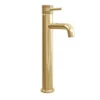 Core Brushed Brass Modern Round Style Tall Mono Basin Mixer Bathroom Tap 2 Core Brushed Brass Modern Round Style Tall Mono Basin Mixer Bathroom Tap -UK Bathroom Products Sales 2024 Core NU 006 1 jpg webp