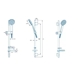 Pressfill Overflow Bath Filler + Triple Function Valve + Dual Shower Heads 23 Pressfill Overflow Bath Filler + Triple Function Valve + Dual Shower Heads -UK Bathroom Products Sales 2024 Croydex Matrix 3 Function Shower Set 447993 2 jpg webp 1
