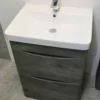 Aegean Bathroom Dark Concrete Grey Vanity Unit Furniture 600mm Basin Sink 2 Aegean Bathroom Dark Concrete Grey Vanity Unit Furniture 600mm Basin Sink -UK Bathroom Products Sales 2024 Dark Concrete Vanity Set KIT672 4 Comp Jun 18 jpg webp 1