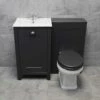 Derby 1000 Light Grey Or Dark Grey Vanity Bathroom Suite + Toilet – Optional Tap 1 Derby 1000 Light Grey Or Dark Grey Vanity Bathroom Suite + Toilet – Optional Tap -UK Bathroom Products Sales 2024 Derby DG 500 Basin WC Unit York Front Join