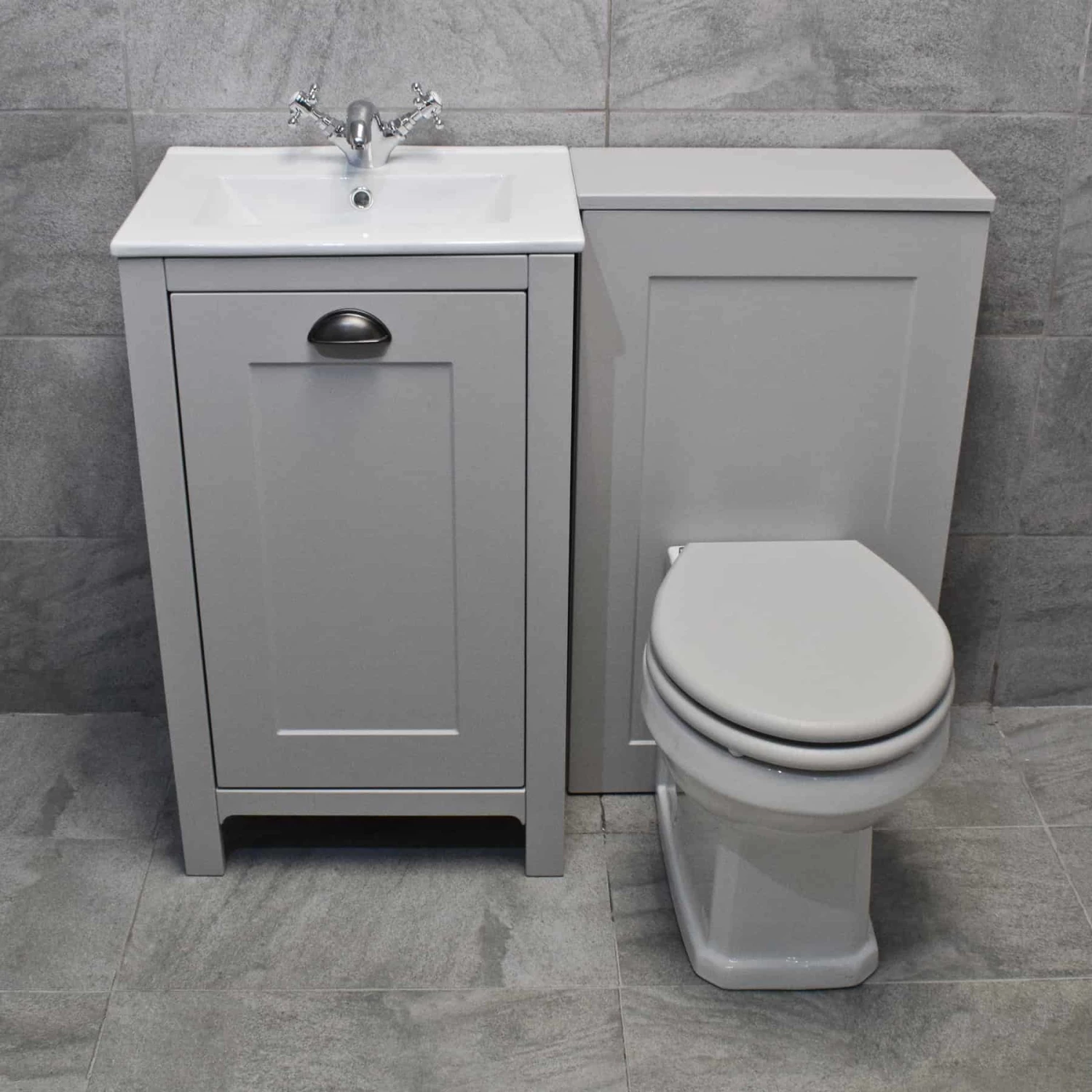 Derby 1000 Light Grey Or Dark Grey Vanity Bathroom Suite + Toilet – Optional Tap 11 Derby 1000 Light Grey Or Dark Grey Vanity Bathroom Suite + Toilet – Optional Tap - Image 9