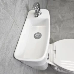 Duo All In One Toilet Basin Sink Space Saving 2 In 1 Combo Pack Cloakroom Unit 11 Duo All In One Toilet Basin Sink Space Saving 2 In 1 Combo Pack Cloakroom Unit -UK Bathroom Products Sales 2024 Duo UKB 555A Basin End 1