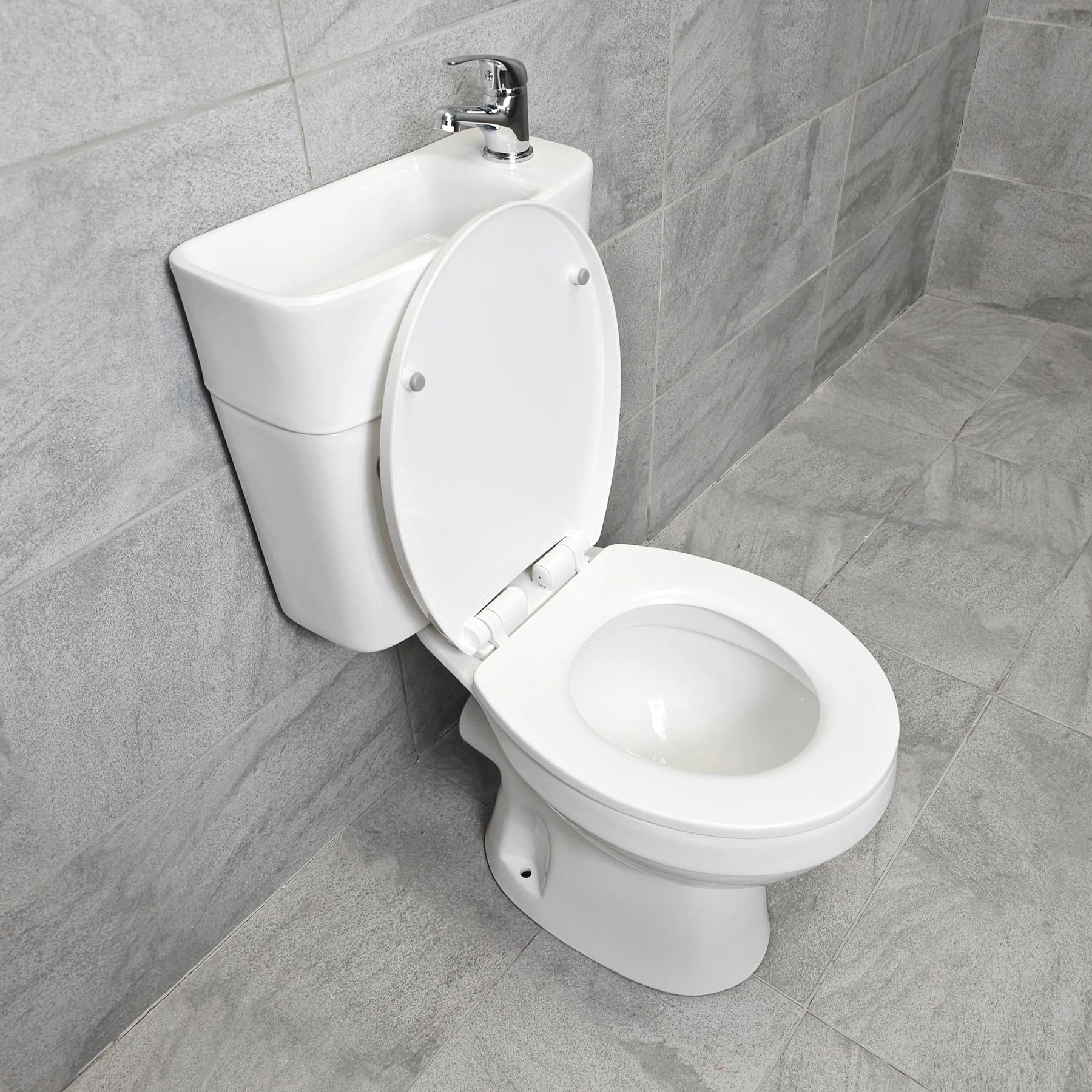Duo All In One Toilet Basin Sink Space Saving 2 In 1 Combo Pack Cloakroom Unit 9 Duo All In One Toilet Basin Sink Space Saving 2 In 1 Combo Pack Cloakroom Unit - Image 7