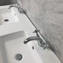 Double Vanity Basin His And Hers Twin Sink Bathroom Ceramic Modern Square Style 10 Double Vanity Basin His And Hers Twin Sink Bathroom Ceramic Modern Square Style -UK Bathroom Products Sales 2024 Durham Double Basin Taps jpg webp