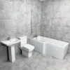 L Shaped Whirlpool Showerbath Suite With Amelia Toilet & Basin Set – Left Hand 2 L Shaped Whirlpool Showerbath Suite With Amelia Toilet & Basin Set – Left Hand -UK Bathroom Products Sales 2024 Erika Amy Showerbath LH Whirlpool Suite L Shaped Overview