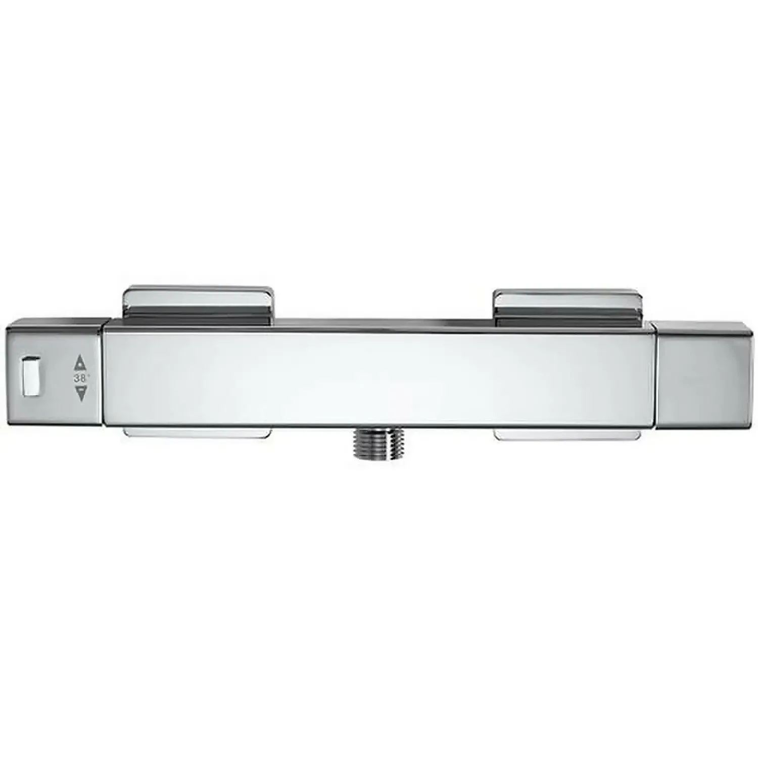 Ex Bathstore Chrome Blade Touch Safe Thermostatic Mixer Shower Outlet 5 Ex Bathstore Chrome Blade Touch Safe Thermostatic Mixer Shower Outlet - Image 3