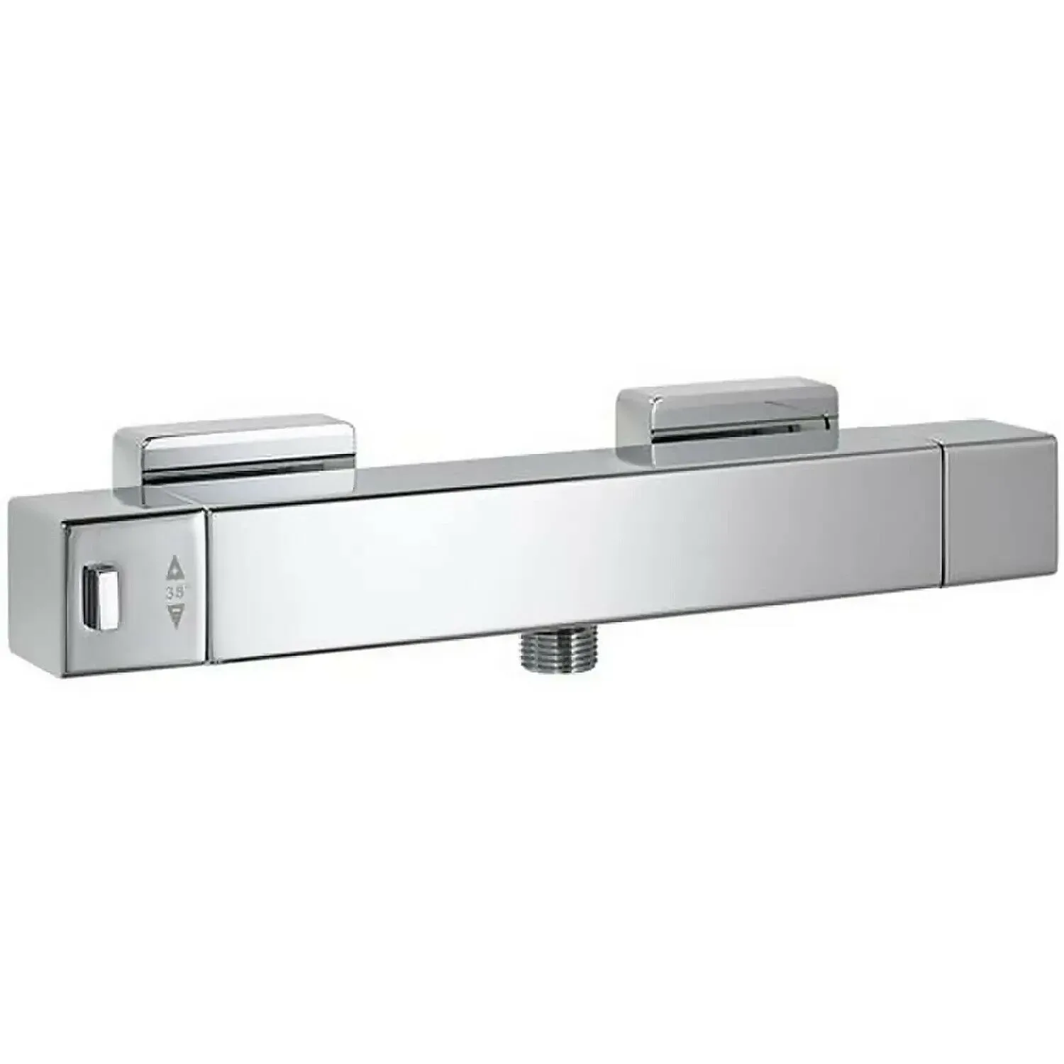 Ex Bathstore Chrome Blade Touch Safe Thermostatic Mixer Shower Outlet 6 Ex Bathstore Chrome Blade Touch Safe Thermostatic Mixer Shower Outlet - Image 4