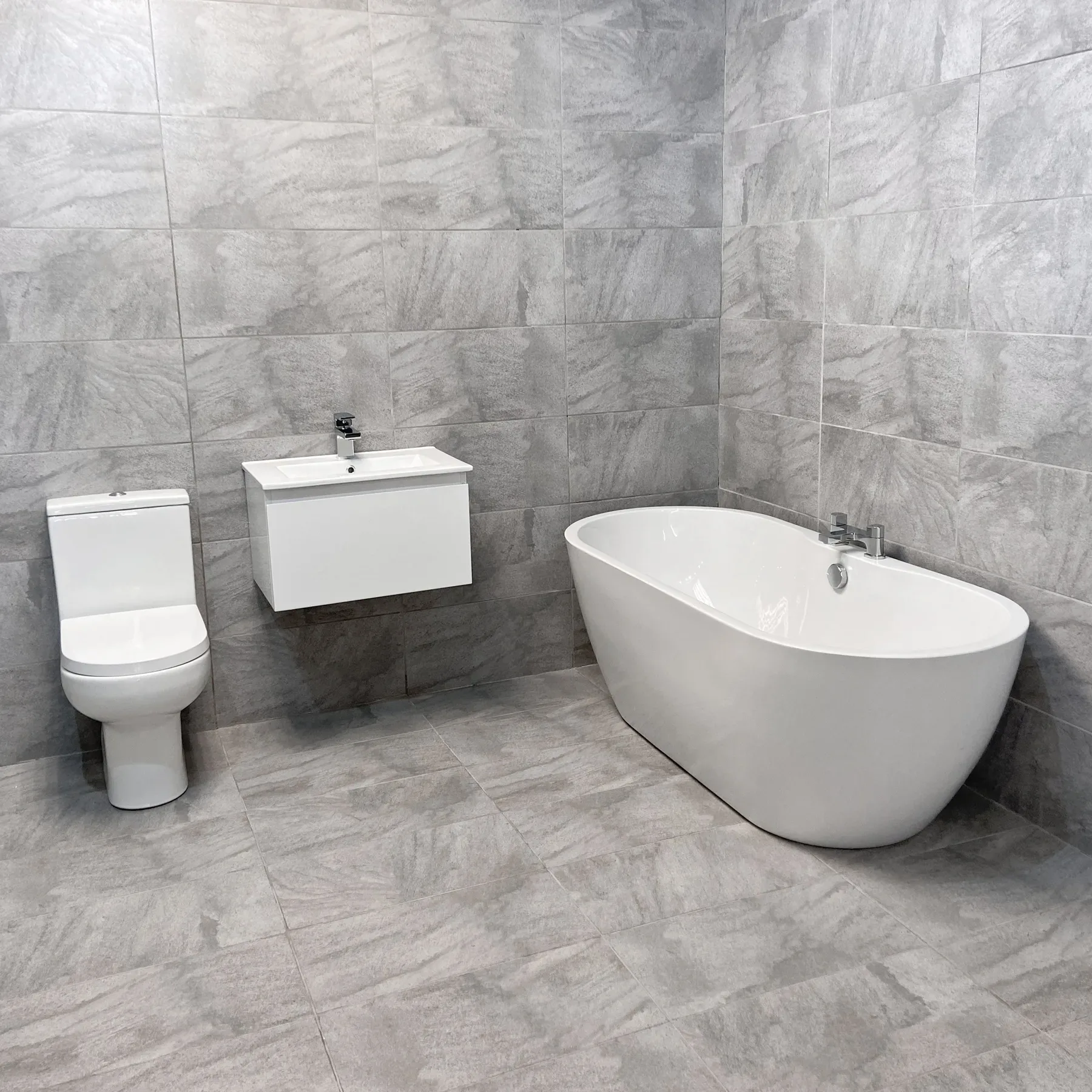 Flo Mino Charlotte Freestanding Bath Suite Inc Sink Vanity Unit And Taps 3 Flo Mino Charlotte Freestanding Bath Suite Inc Sink Vanity Unit And Taps