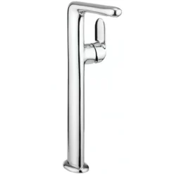 Ex-Bathstore Form Side Lever Washbowl Mixer Chrome Finish Bathroom Tap