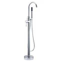 Freestanding Floor Standing Bath Shower Mixer Tap Chrome
