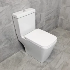 Grace Modern Style Close Coupled Toilet With Luxury Soft Close Seat