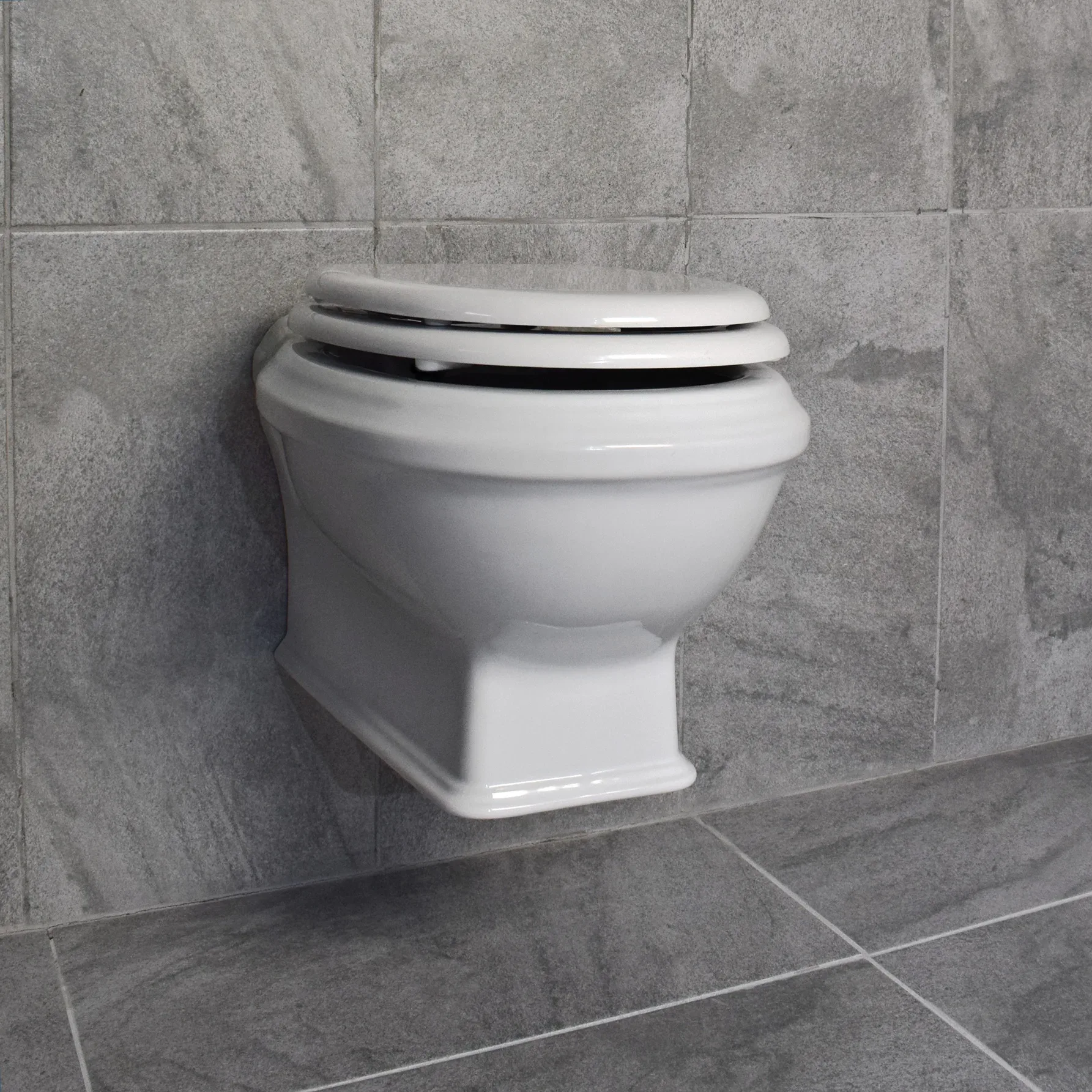 Greenwood Wall Hung Toilet Pan Traditional Design + Optional Concealed Cistern 8 Greenwood Wall Hung Toilet Pan Traditional Design + Optional Concealed Cistern - Image 6
