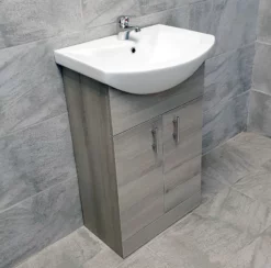1050mm Grey Ash Finish Bathroom Furniture Vanity Set Basin Sink + WC Toilet Unit 17 1050mm Grey Ash Finish Bathroom Furniture Vanity Set Basin Sink + WC Toilet Unit -UK Bathroom Products Sales 2024 Grey ash vanity unit 15500GA 1 Comp jpg webp 1