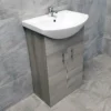 Grey Ash Finish Vanity Basin Sink Unit 550mm Bathroom Storage Cupboard 2 Door 1 Grey Ash Finish Vanity Basin Sink Unit 550mm Bathroom Storage Cupboard 2 Door -UK Bathroom Products Sales 2024 Grey ash vanity unit 15500GA 1 Comp jpg webp