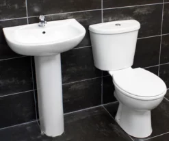 Complete P Shape Showerbath Bathroom Suite With Screen & Taps Option Left Hand 23 Complete P Shape Showerbath Bathroom Suite With Screen & Taps Option Left Hand -UK Bathroom Products Sales 2024 Griselle Modern Basin Sink Toilet Bathroom Suite Cloakroom Lifetime Guarantee 322114019339 JPG