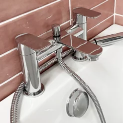Hannah Round Style Bath Shower Mixer Tap – With Optional Click Clack Bath Waste