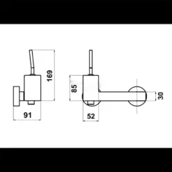 Crosswater Hey Joe Wall Mounted Single Lever Shower Mixer Tap Chrome HJ350 7 Crosswater Hey Joe Wall Mounted Single Lever Shower Mixer Tap Chrome HJ350 -UK Bathroom Products Sales 2024 Hey Joe wall mounted BSM sizes jpg webp