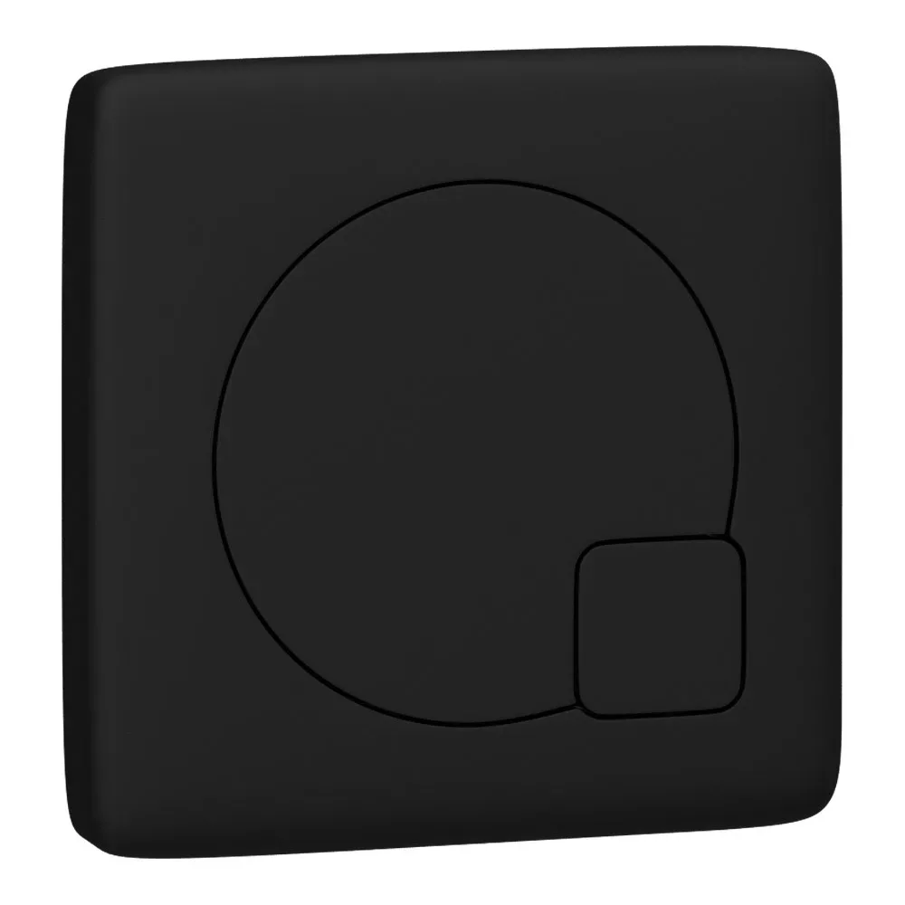 Hudson Reed Contemporary Matt Black Dual Flush Plate WC Toilet Push Button 3 Hudson Reed Contemporary Matt Black Dual Flush Plate WC Toilet Push Button