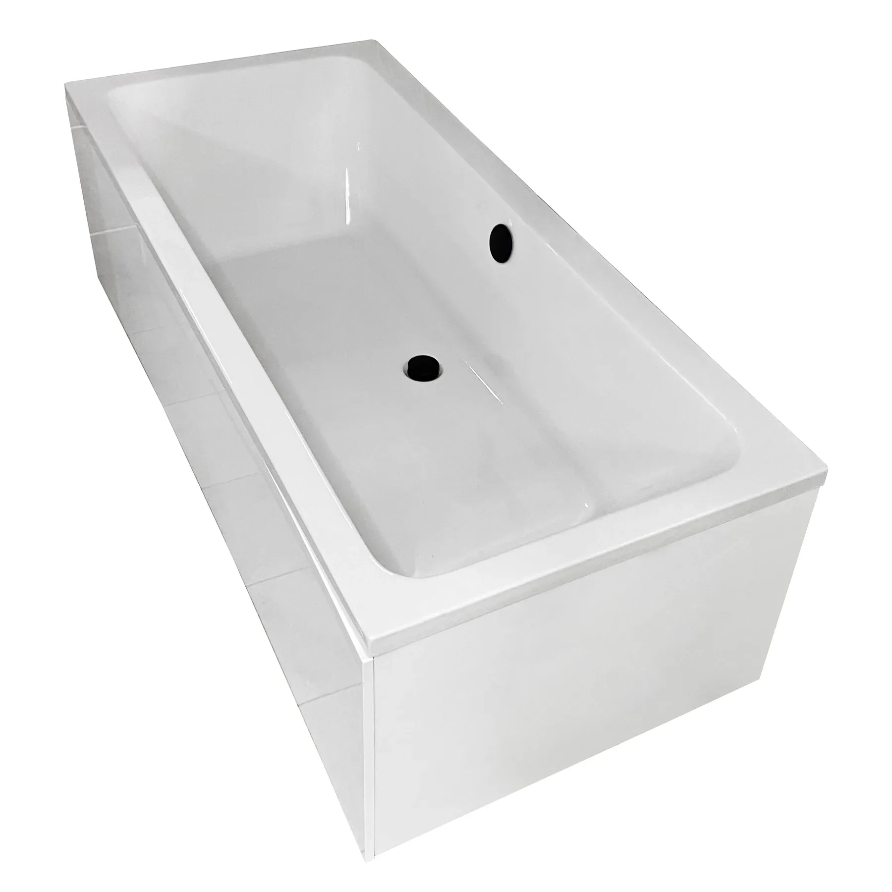 1700mm X 700mm Double Ended Square Bath With Panel Options 4 1700mm X 700mm Double Ended Square Bath With Panel Options - Image 2