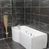 Left Hand P Shape Spa Bath Showerbath & Screen With Whirlpool & Optional Light 2 Left Hand P Shape Spa Bath Showerbath & Screen With Whirlpool & Optional Light -UK Bathroom Products Sales 2024 KIT434L Z P shape whirlpool showerbath pic 1 LH comp jpg webp