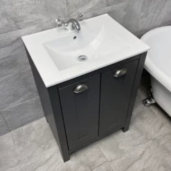 Derby Complete Traditional Roll Top Freestanding Bath Suite Inc Vanity Unit 16 Derby Complete Traditional Roll Top Freestanding Bath Suite Inc Vanity Unit -UK Bathroom Products Sales 2024 KIT831 DGO Basin jpg webp