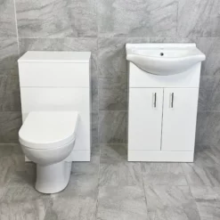Hydros Match 1050mm Bathroom Vanity Sink & WC Toilet Set – Optional Tap 13 Hydros Match 1050mm Bathroom Vanity Sink & WC Toilet Set – Optional Tap -UK Bathroom Products Sales 2024 KIT909 Match Paris 1050 Vanity Set Wide jpg webp