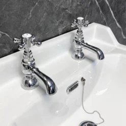Carlton Imelda Traditional Complete Bathroom Suite Inc Anti Slip Bath + Taps 14 Carlton Imelda Traditional Complete Bathroom Suite Inc Anti Slip Bath + Taps -UK Bathroom Products Sales 2024 KIT985 Carlton CC Imelda Bath Suite Basin Taps All 1