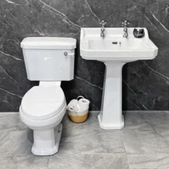 Carlton Imelda Traditional Complete Bathroom Suite Inc Anti Slip Bath + Taps 13 Carlton Imelda Traditional Complete Bathroom Suite Inc Anti Slip Bath + Taps -UK Bathroom Products Sales 2024 KIT985 Carlton CC Imelda Bath Suite White Bath Panel 4 Piece KIT983 W 1