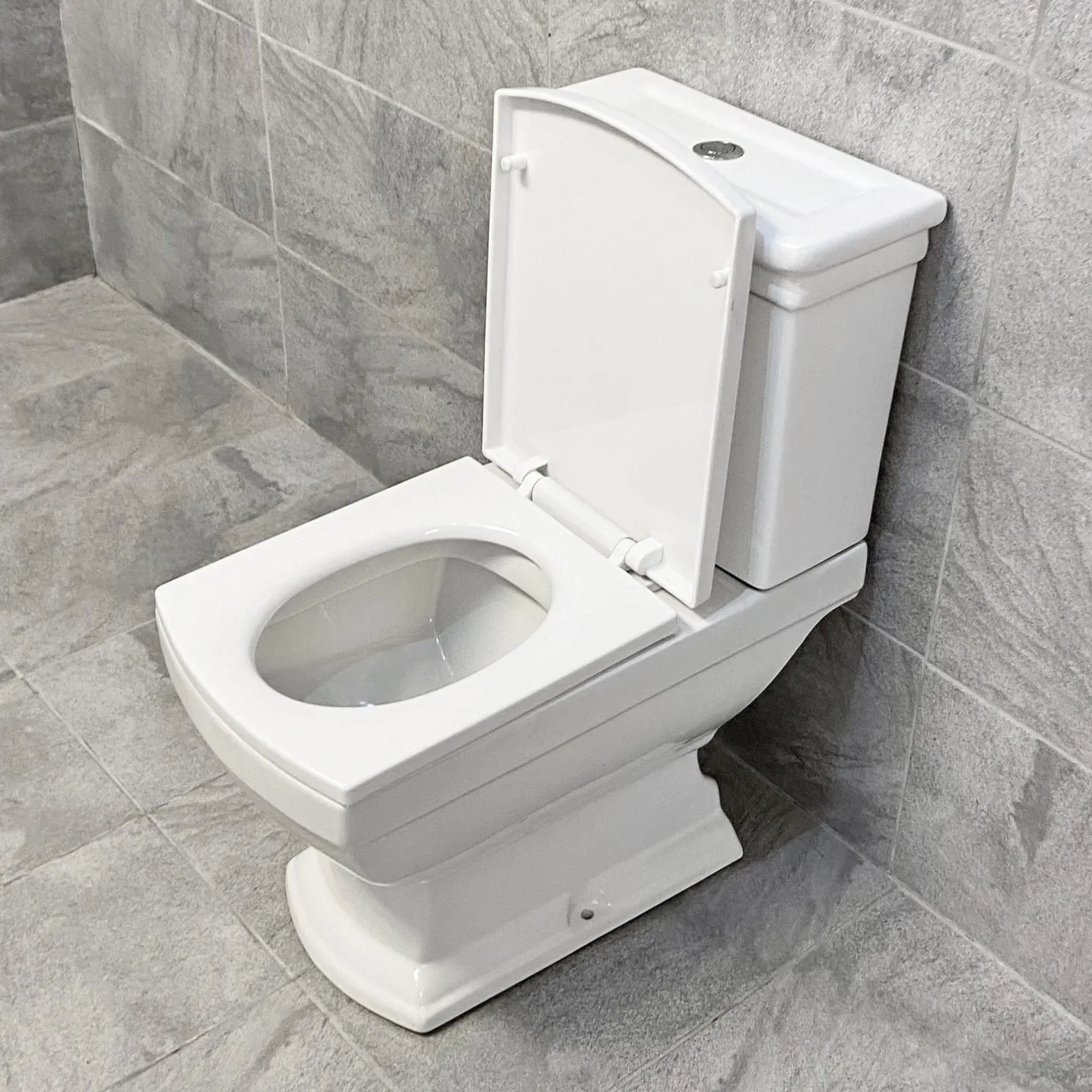 Harriet Art Deco Style Close Coupled WC Toilet With Soft Close Seat 5 Harriet Art Deco Style Close Coupled WC Toilet With Soft Close Seat - Image 3