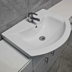 1740mm White Gloss Bathroom Furniture Storage Suite Set Sink + Toilet 11 1740mm White Gloss Bathroom Furniture Storage Suite Set Sink + Toilet -UK Bathroom Products Sales 2024 Kit723 A White Gloss Vanity Pippa Basin